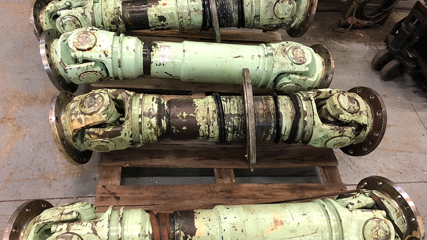 Réception de 4 cardans