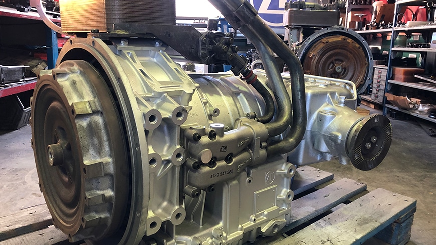 Réception d&rsquo;une boîte ZF Ecomat