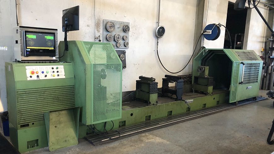 Remise à niveau de notre équilibreuse