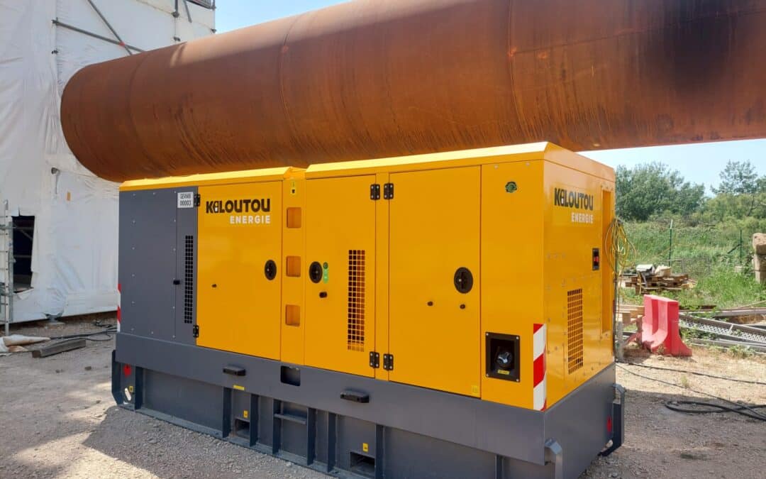 Intervention sur un groupe électrogène Atlas Copco