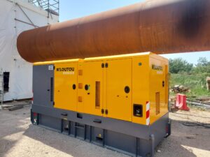 Intervention sur un groupe electrogene Atlas Copco