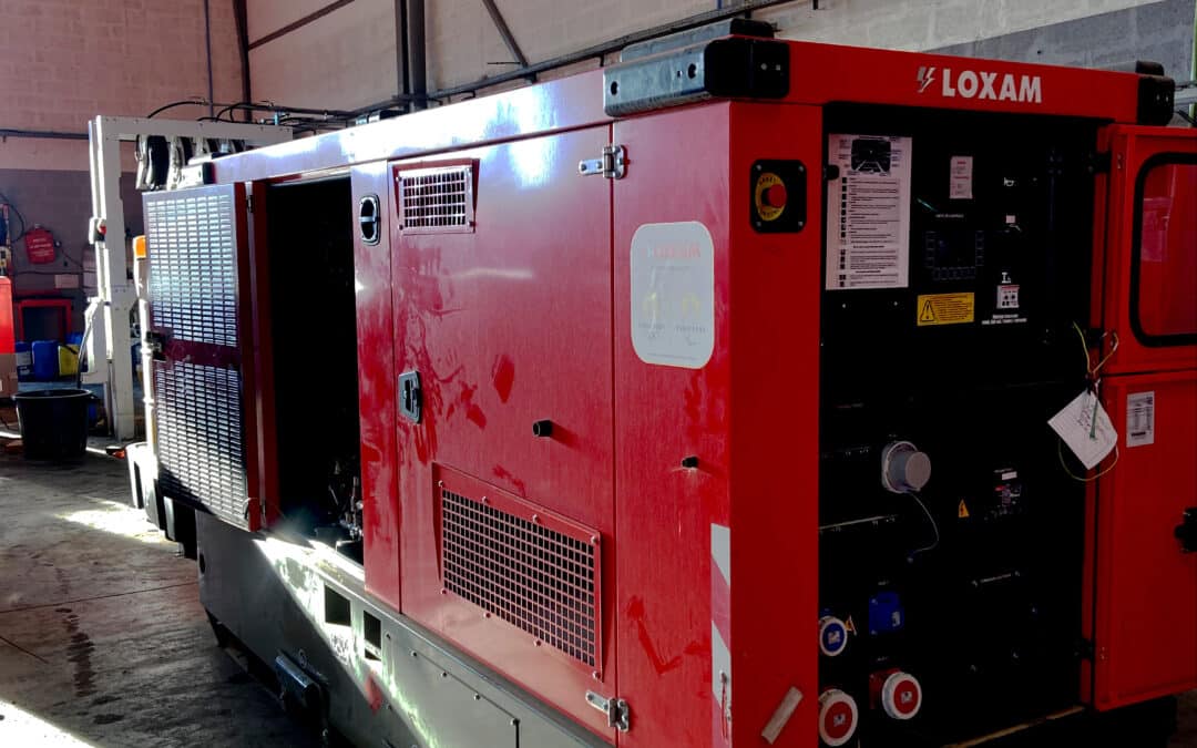 Intervention réussie sur un groupe électrogène Pramac pour LOXAM Power