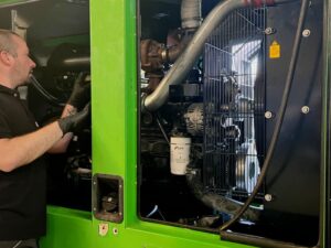 Remise en etat d'un groupe électrogène