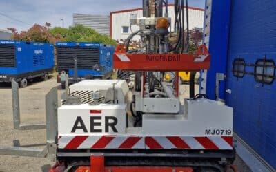 Intervention technique sur machine Turchi 260/S pour Eiffage AER, moteur Yanmar