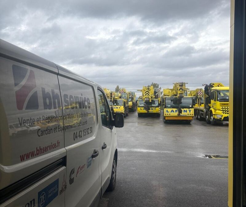 Optimisez vos chantiers grâce à BH Service ! Un camion grue immobilisé ?