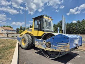 Intervention sur un rouleau Bomag équipé moteur deutz tdc61