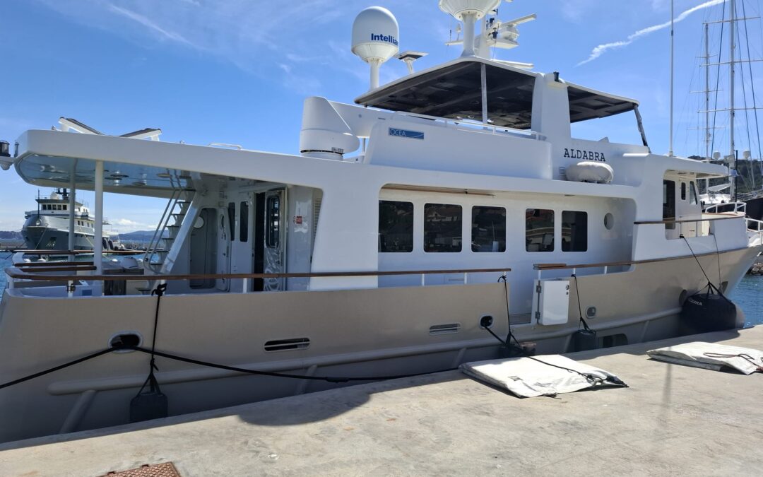BH Service au service du yacht Aldabra – Hivernage sur mesure pour YSEC